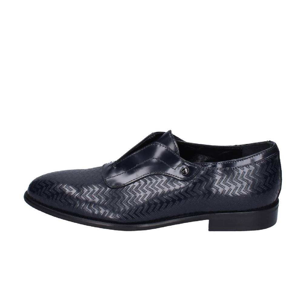 scarpe uomo EVEET mocassini blu pelle lucida EZ253 Shopping Online