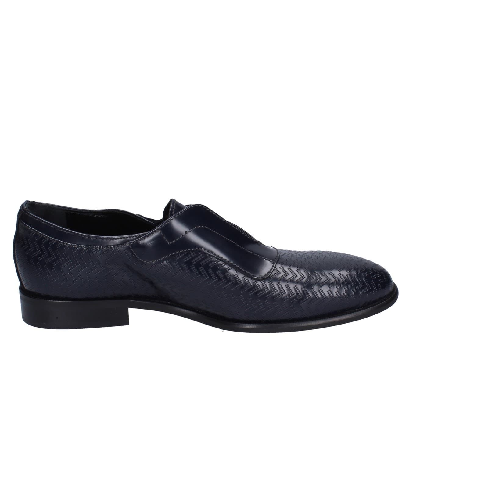 scarpe uomo EVEET mocassini blu pelle lucida EZ253 Shopping Online