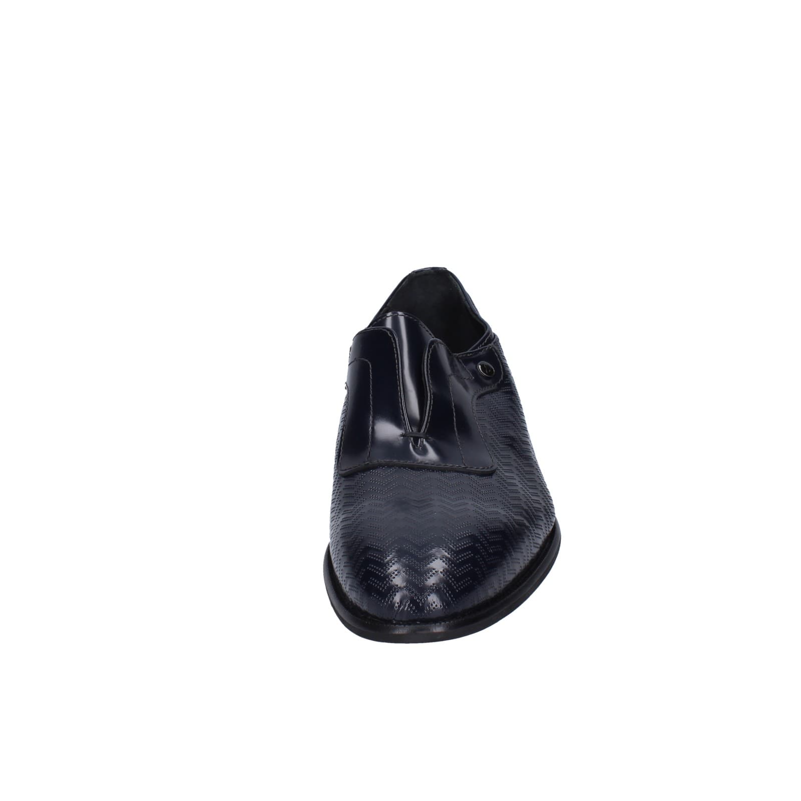 scarpe uomo EVEET mocassini blu pelle lucida EZ253 Shopping Online