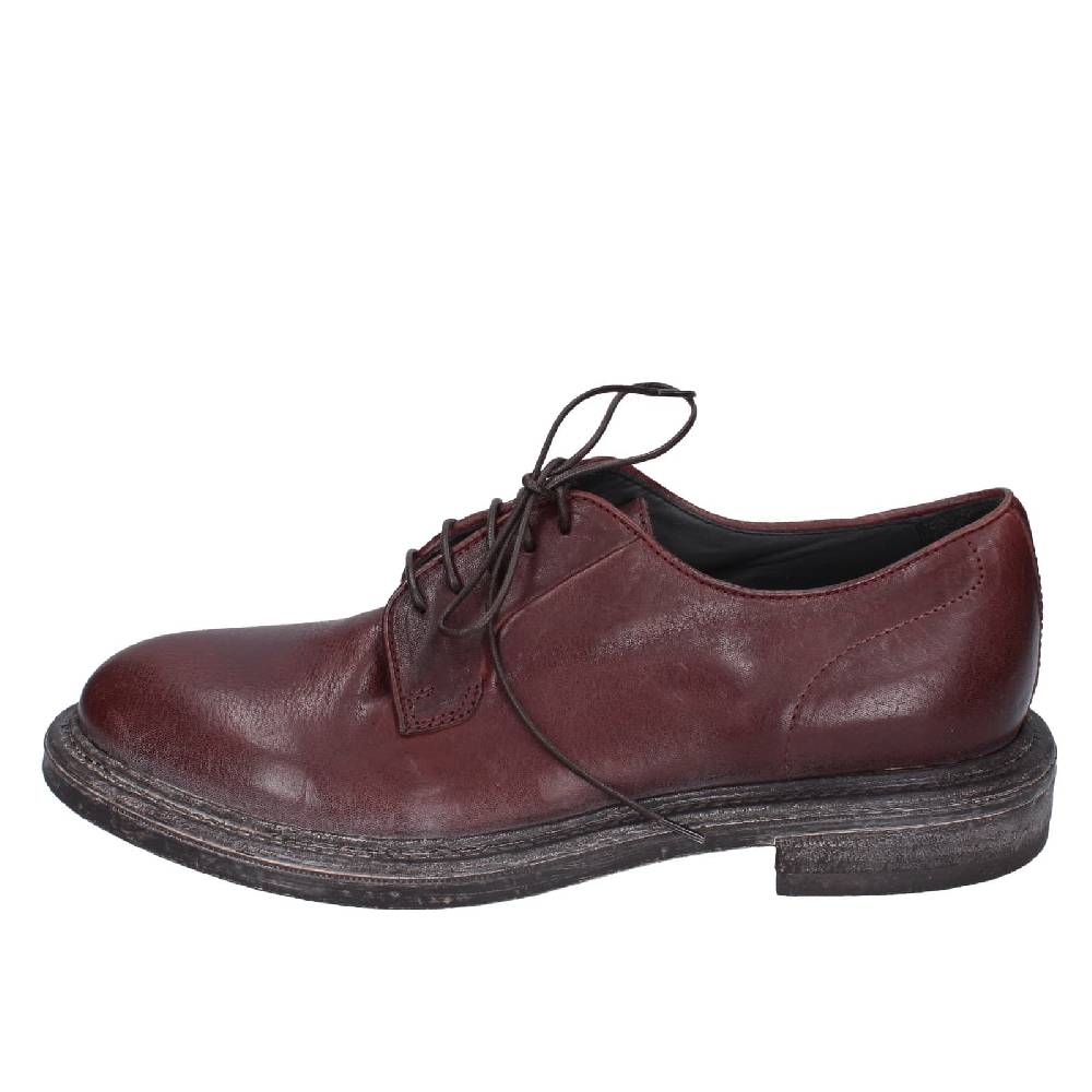 scarpe uomo MOMA classiche marrone pelle 65303A EY521 Sconto