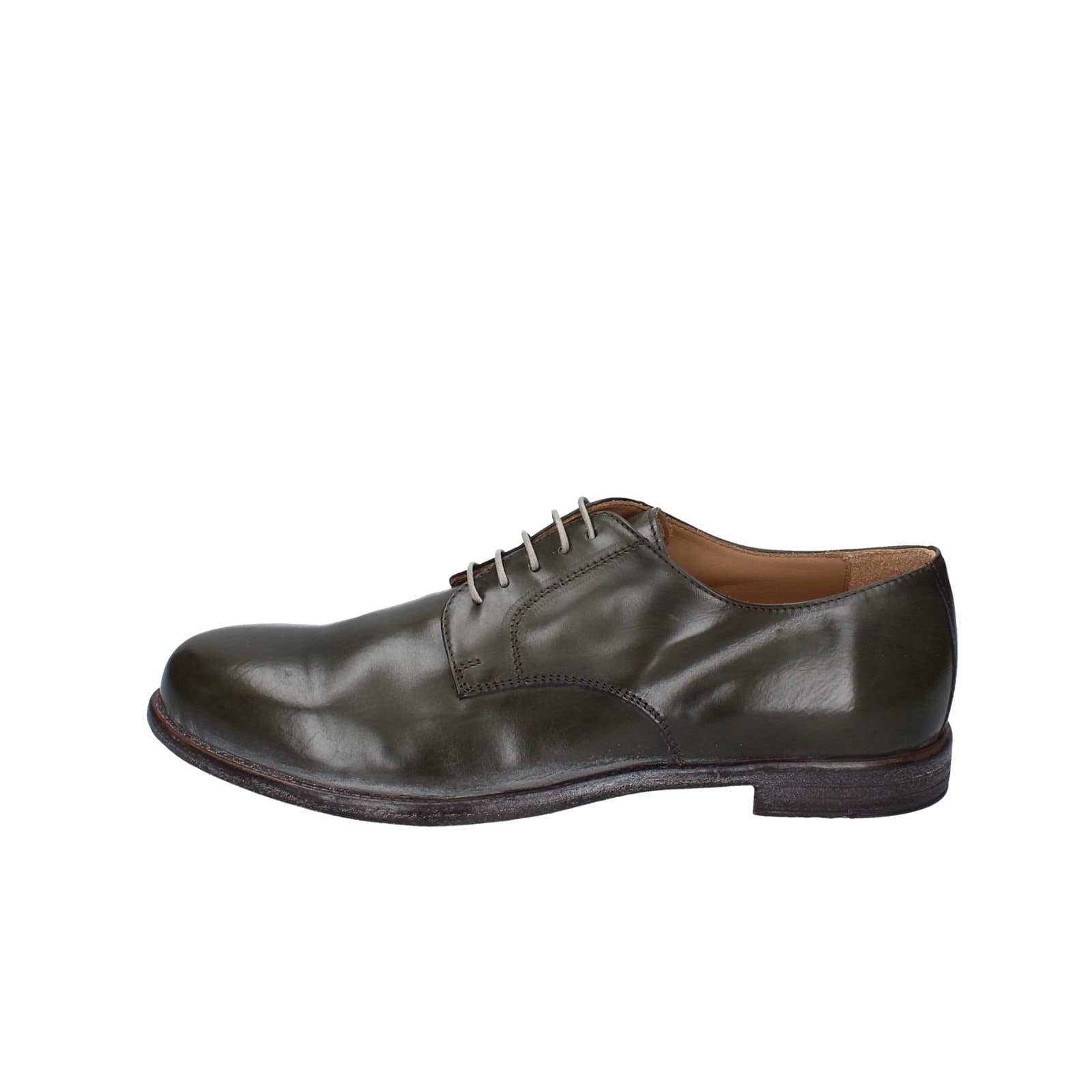 scarpe uomo MOMA classiche verde pelle 2AS433-MU EY448 Offerta