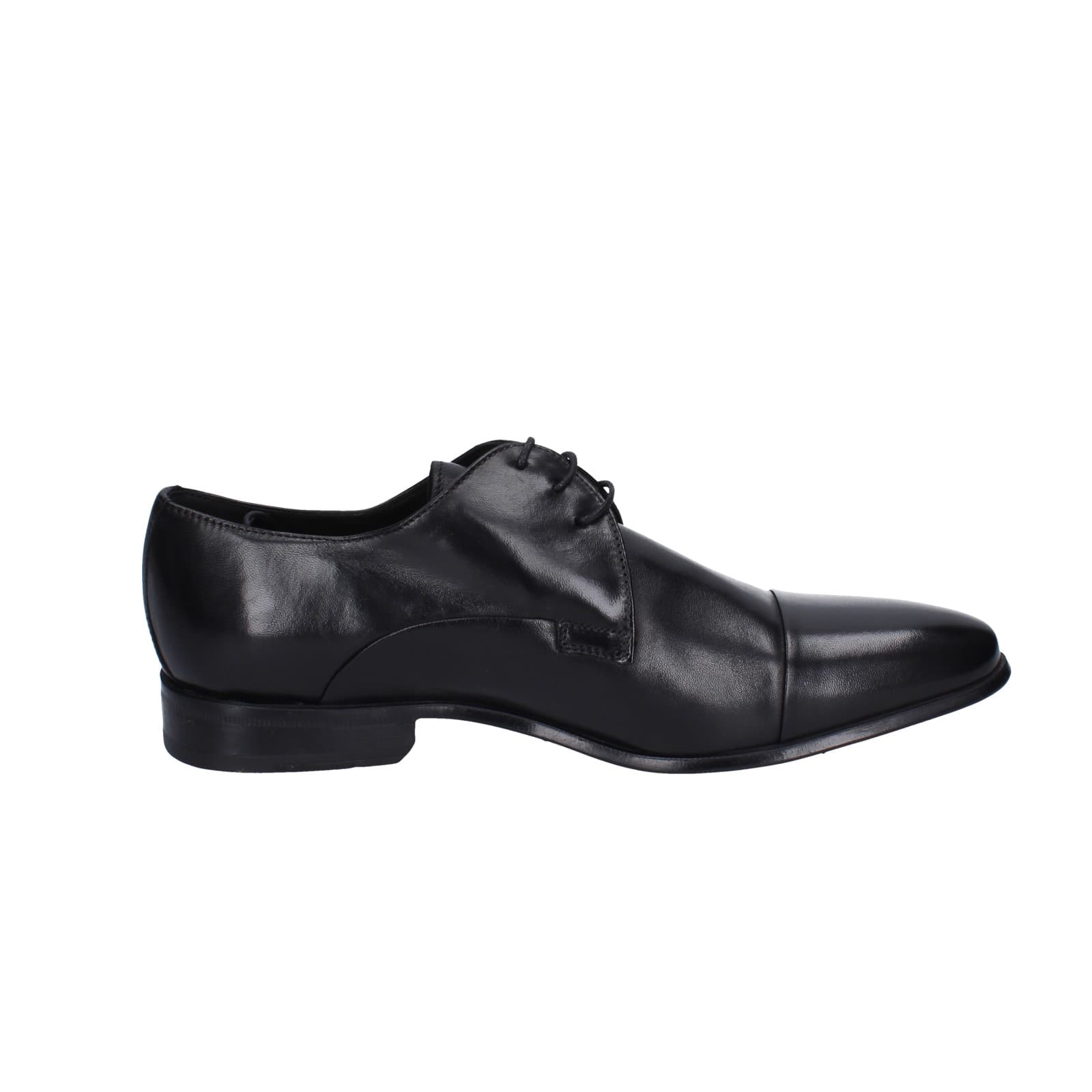 scarpe uomo STEFANO BRANCHINI classiche nero pelle EZ842 Online
