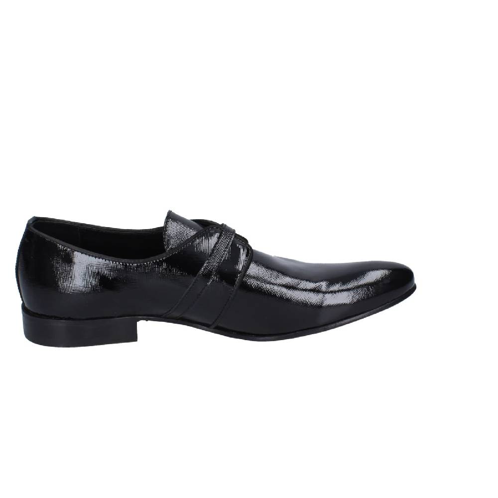 scarpe uomo EVEET classiche nero vernice 14023 EZ121 Outlet