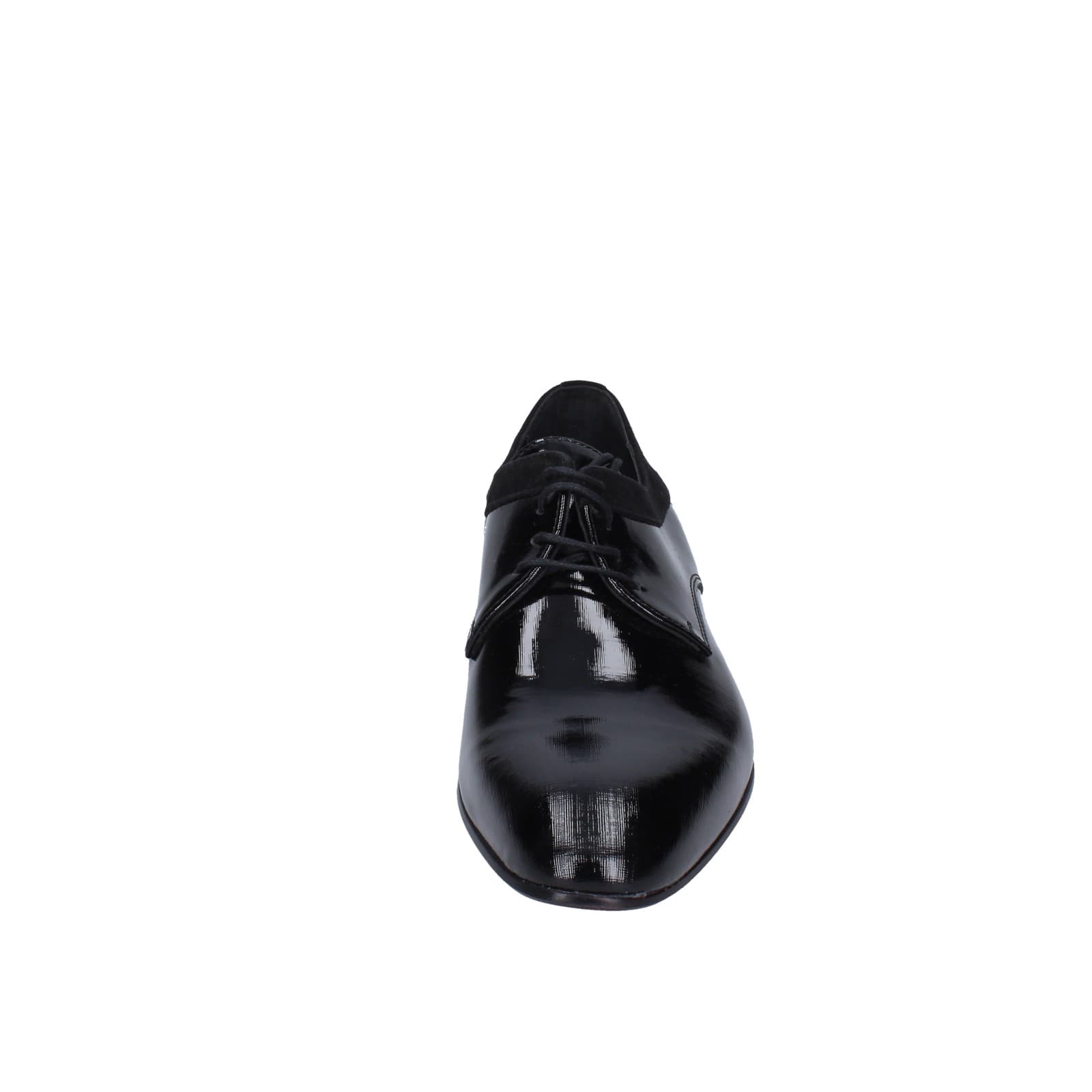 scarpe uomo EVEET classiche nero vernice velluto 15010 EZ120 In Vendita