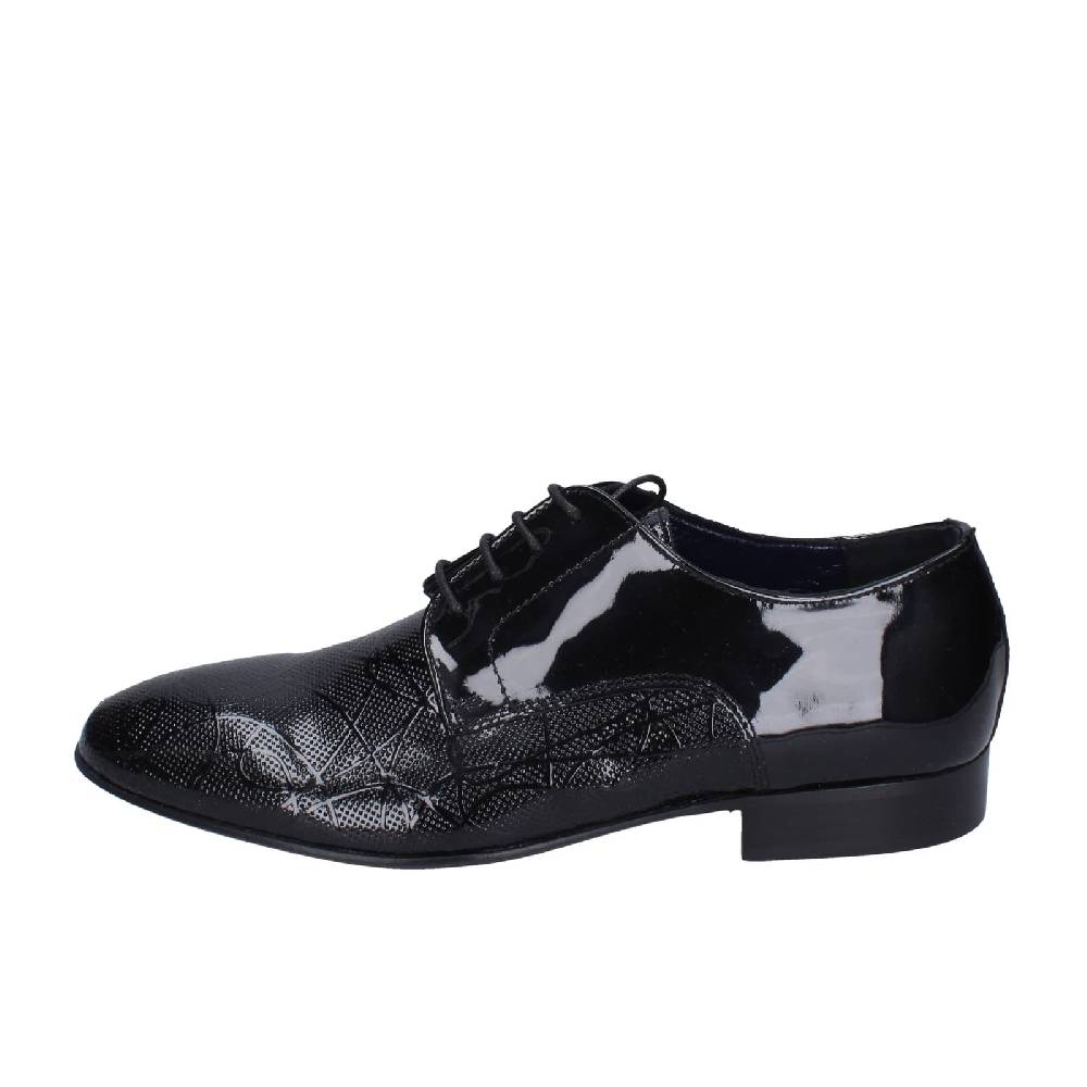 scarpe uomo EVEET classiche nero vernice EZ118 Saldi