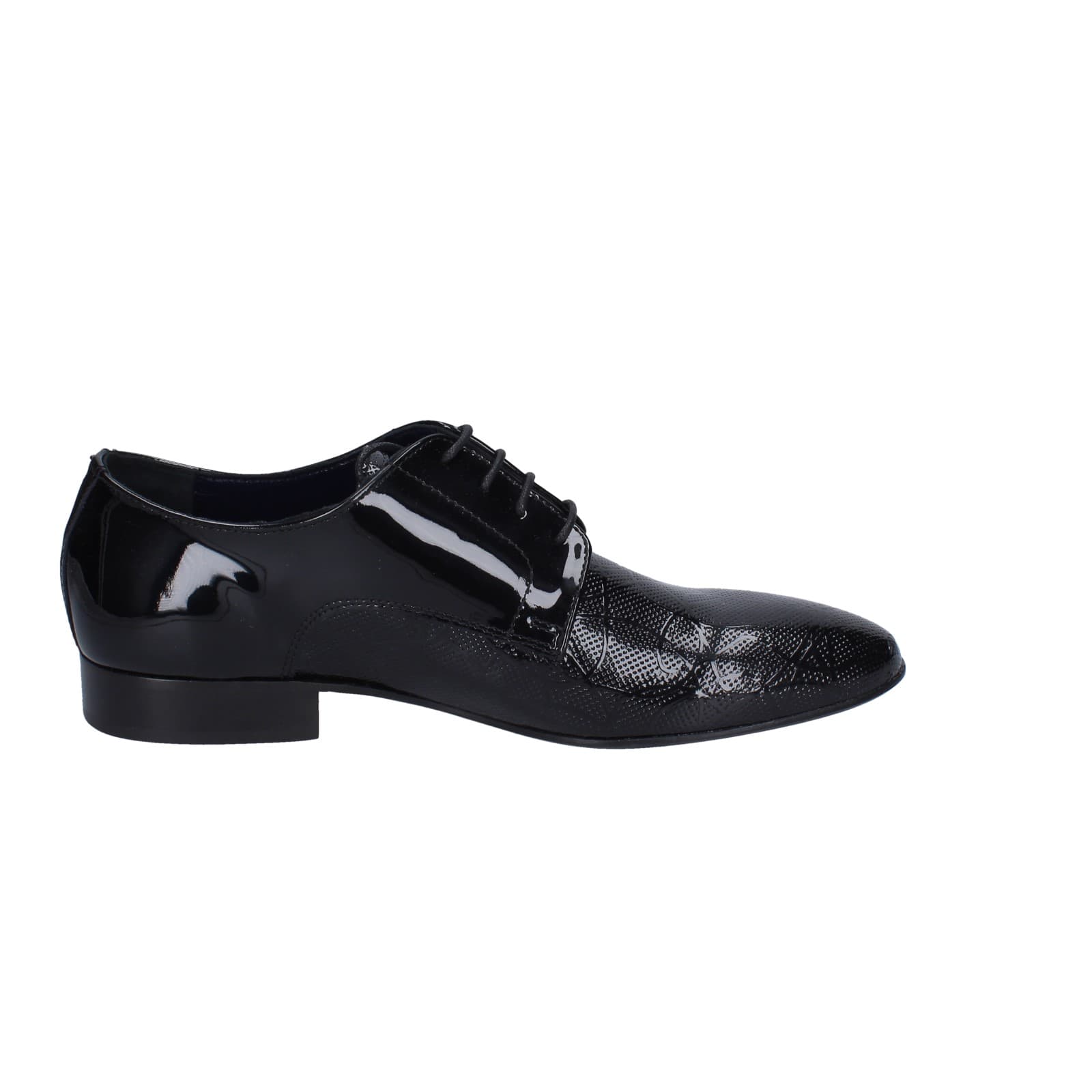 scarpe uomo EVEET classiche nero vernice EZ118 Saldi