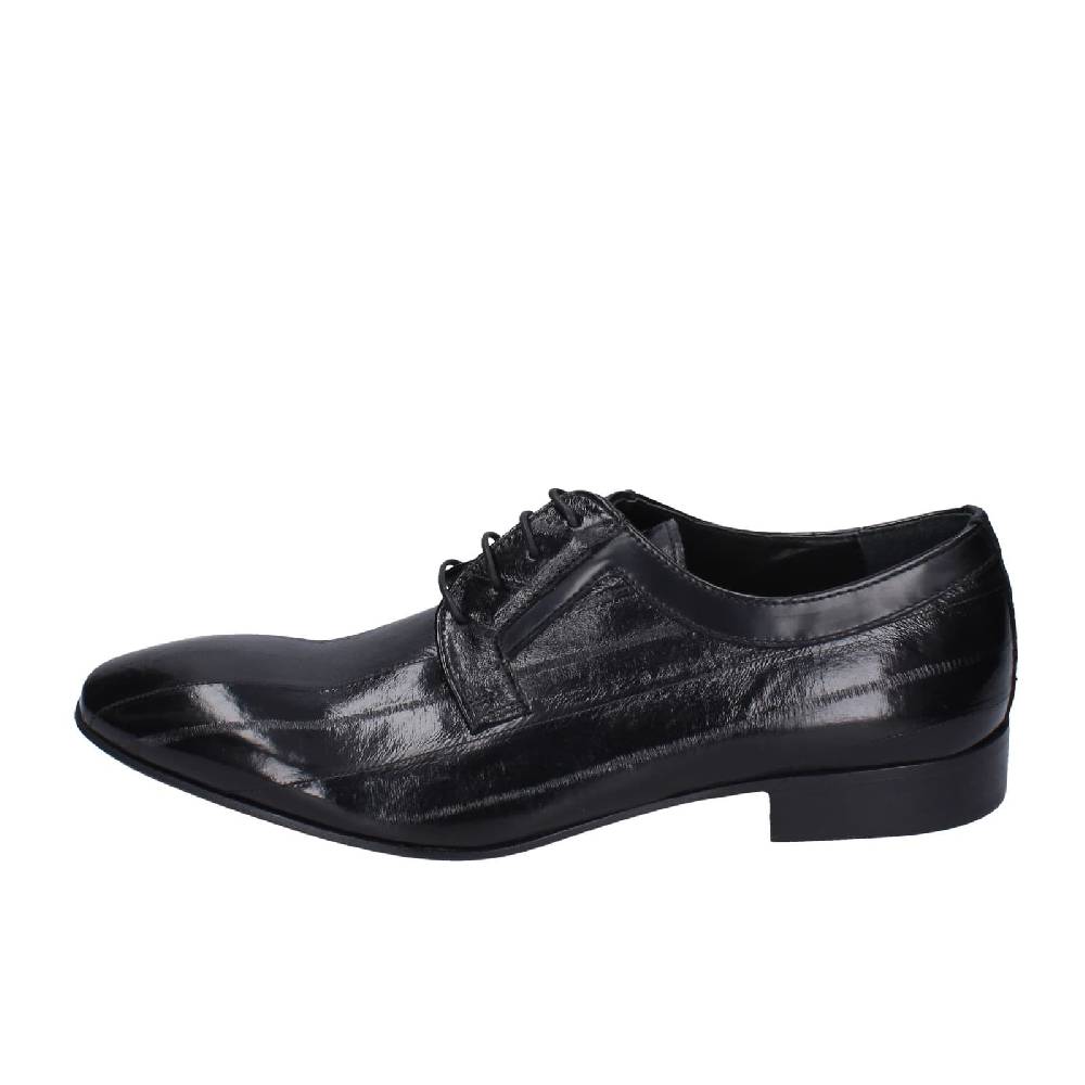 scarpe uomo EVEET classiche nero vernice EZ107 Hotsell