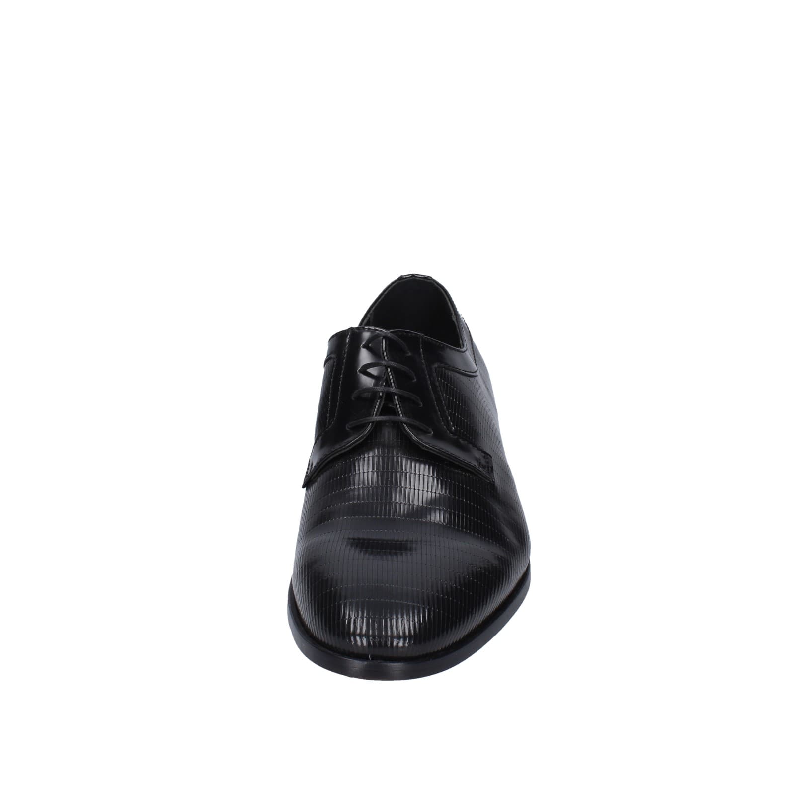 scarpe uomo EVEET classiche nero pelle EZ116 Vendita Calda