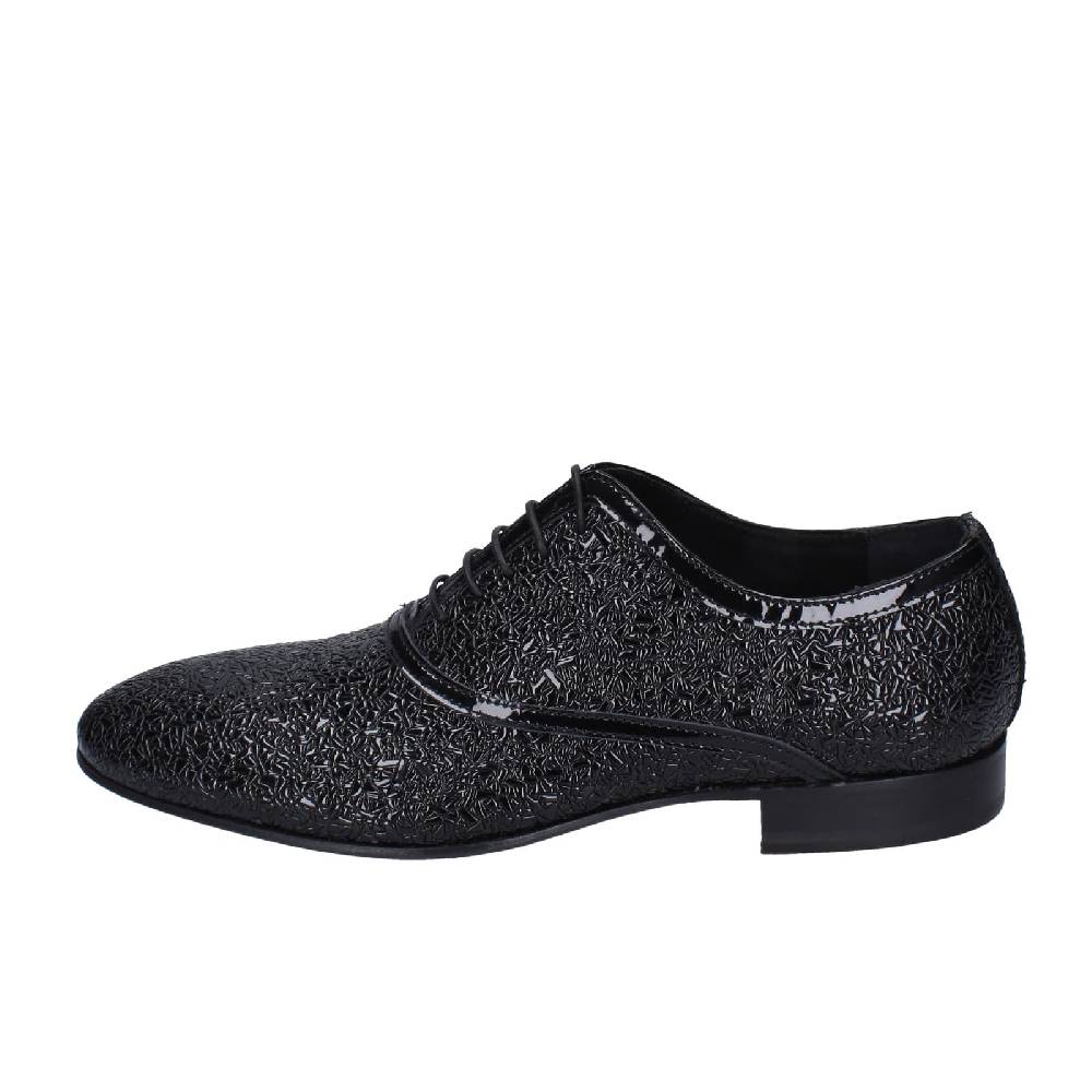 scarpe uomo EVEET classiche nero vernice EZ112 Saldi Di Fabbrica