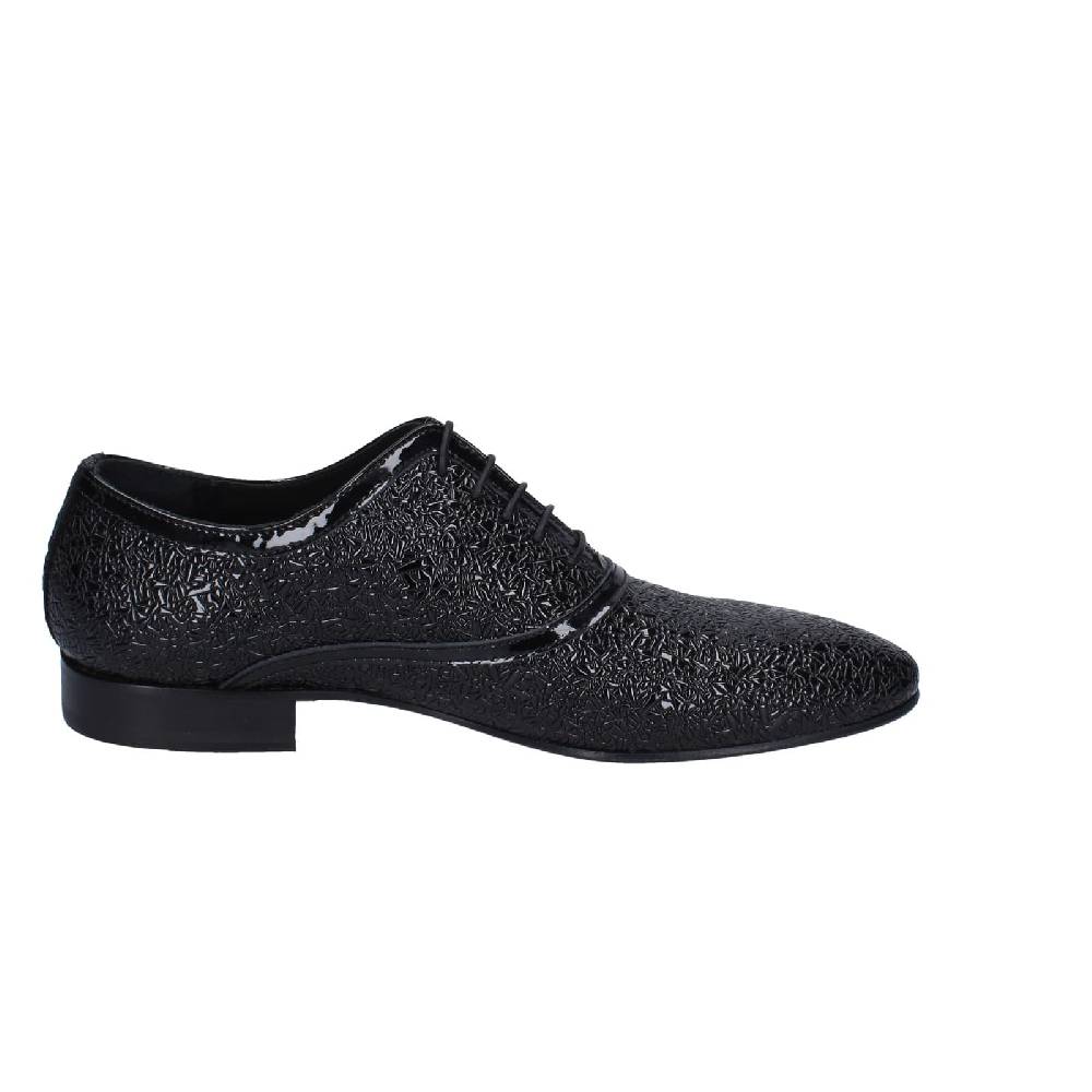 scarpe uomo EVEET classiche nero vernice EZ112 Saldi Di Fabbrica