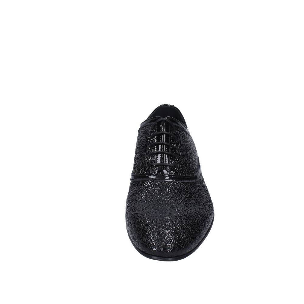 scarpe uomo EVEET classiche nero vernice EZ112 Saldi Di Fabbrica