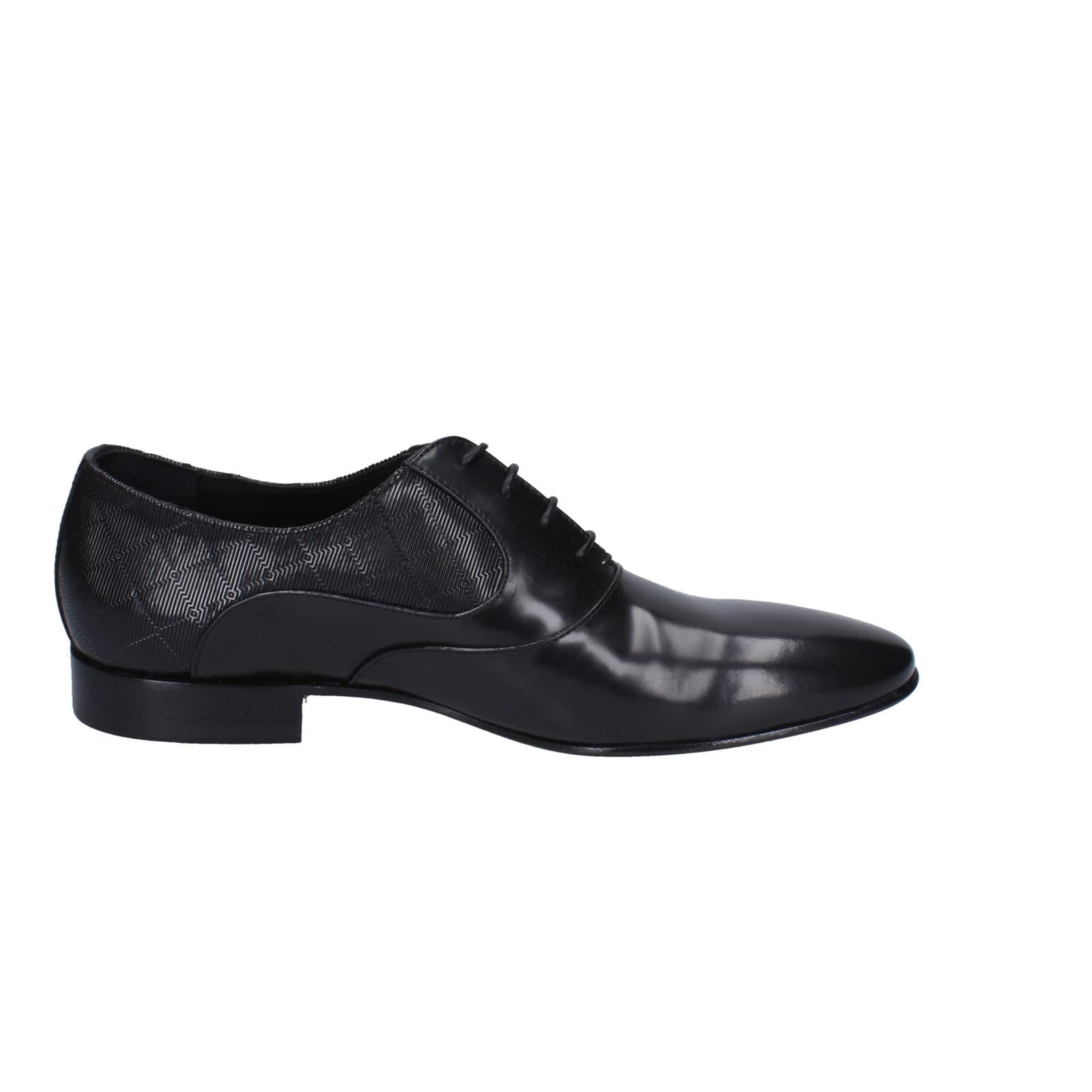 scarpe uomo EVEET classiche nero pelle EZ113 Nuova