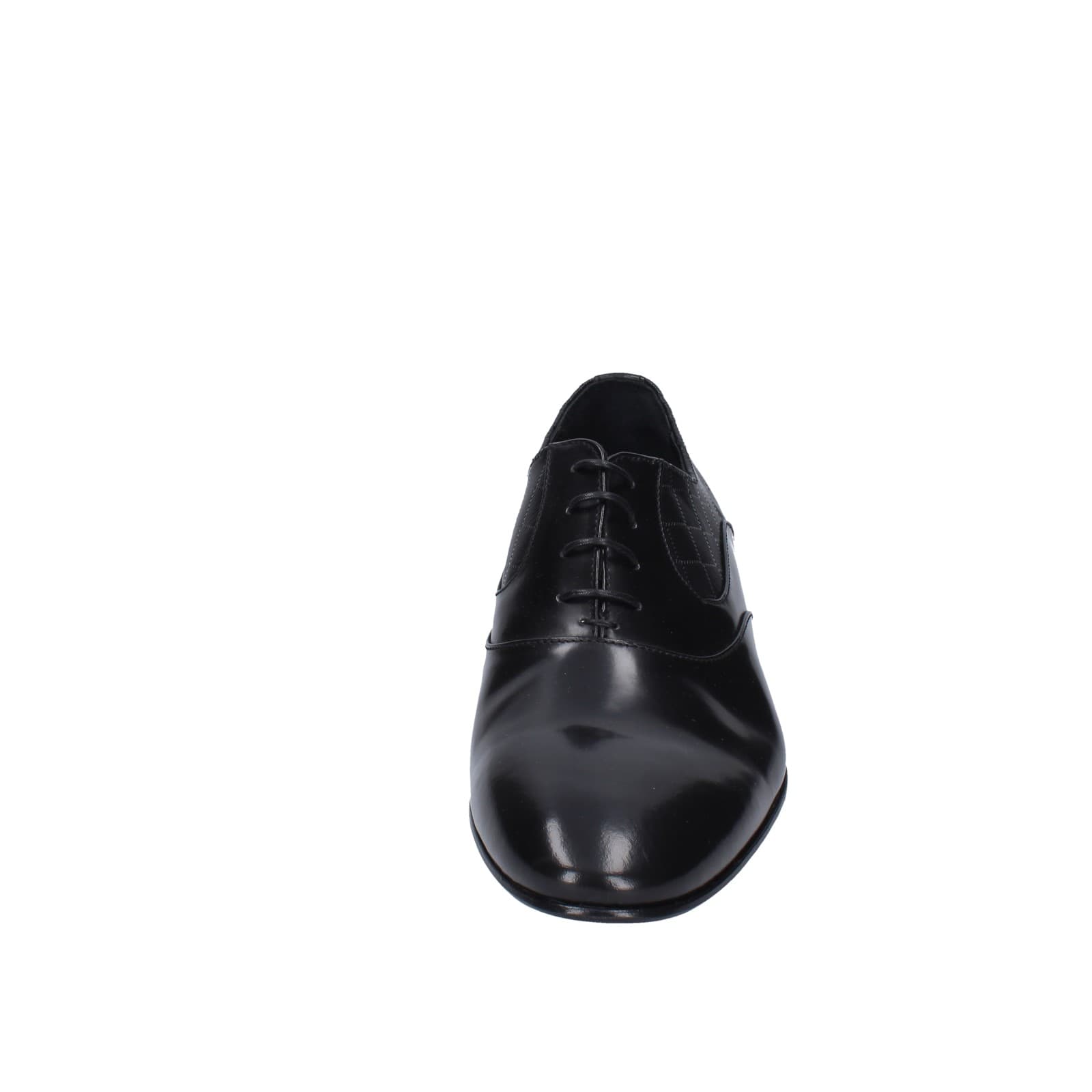 scarpe uomo EVEET classiche nero pelle EZ113 Nuova
