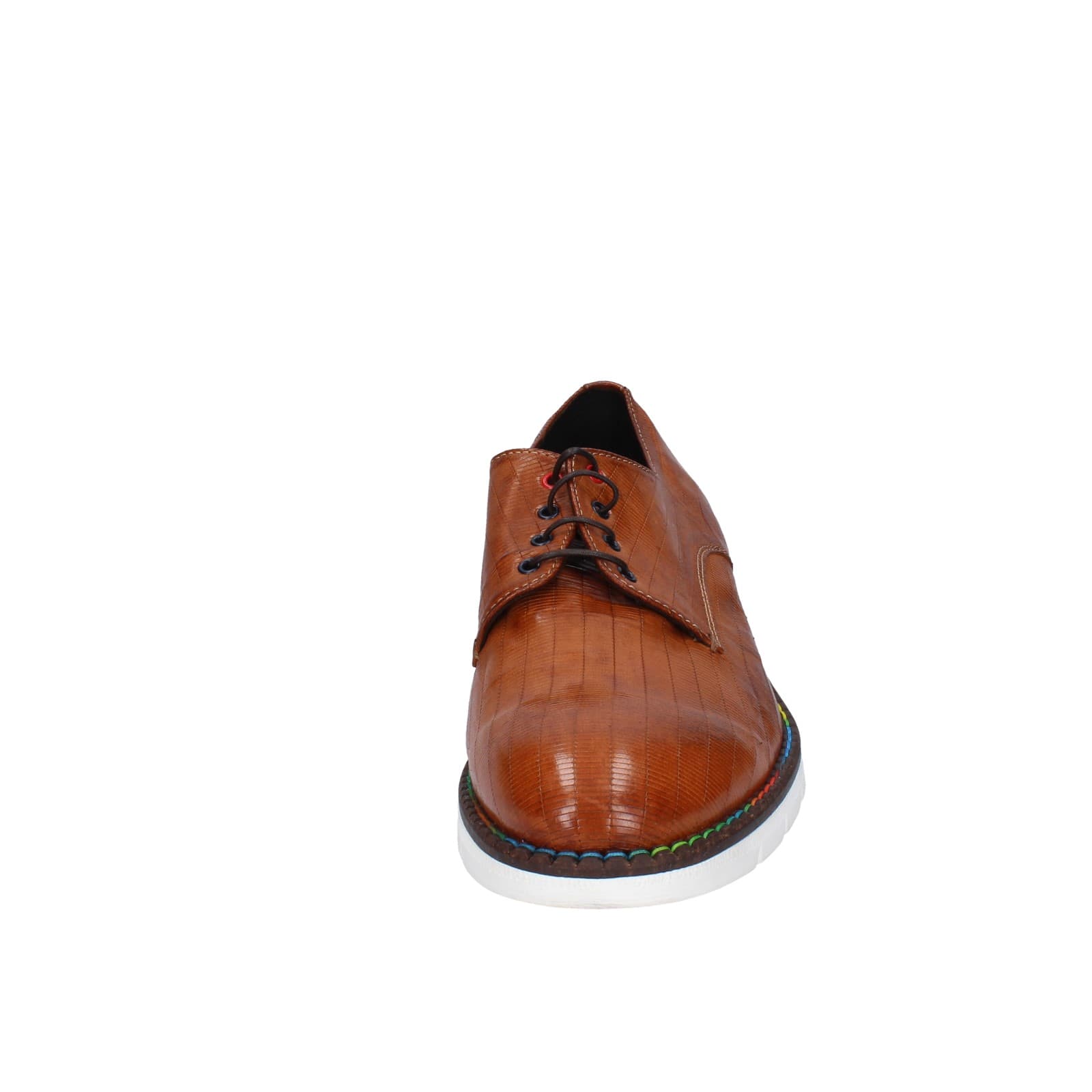 scarpe uomo EVEET classiche marrone pelle EZ147 Moda