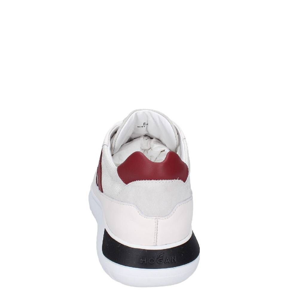 scarpe uomo HOGAN sneakers bianco pelle tessuto EX346 Grande vendita
