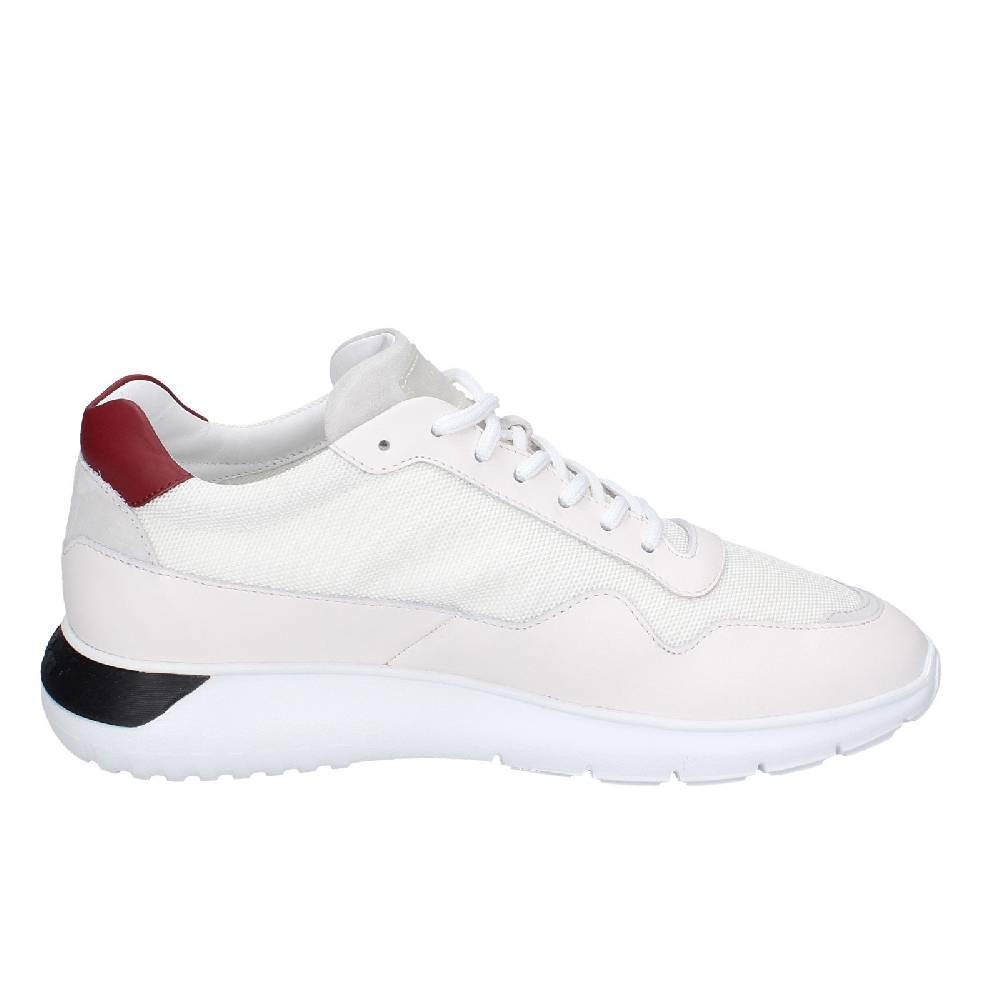 scarpe uomo HOGAN sneakers bianco pelle tessuto EX346 Grande vendita