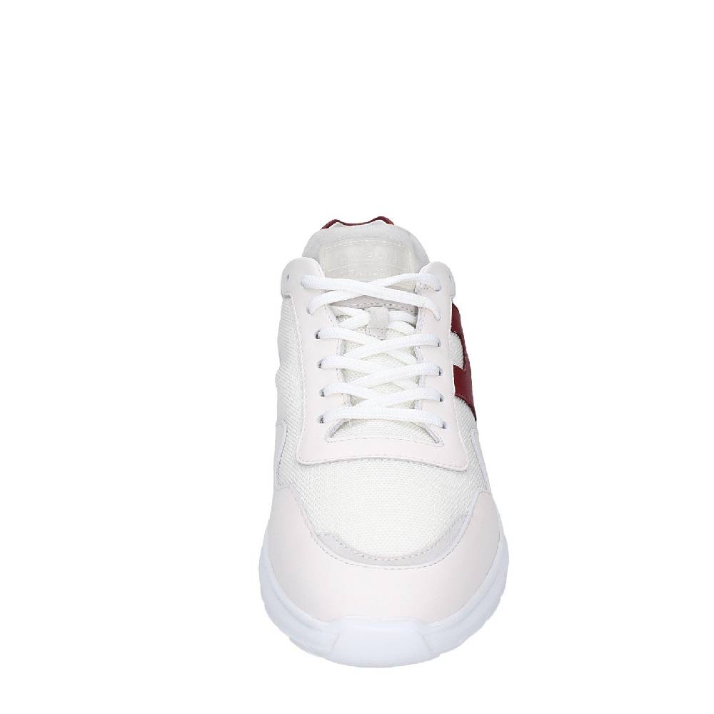 scarpe uomo HOGAN sneakers bianco pelle tessuto EX346 Grande vendita