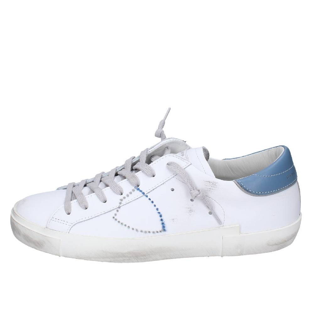 scarpe uomo PHILIPPE MODEL sneakers bianco pelle VINTAGE EX356 Italy