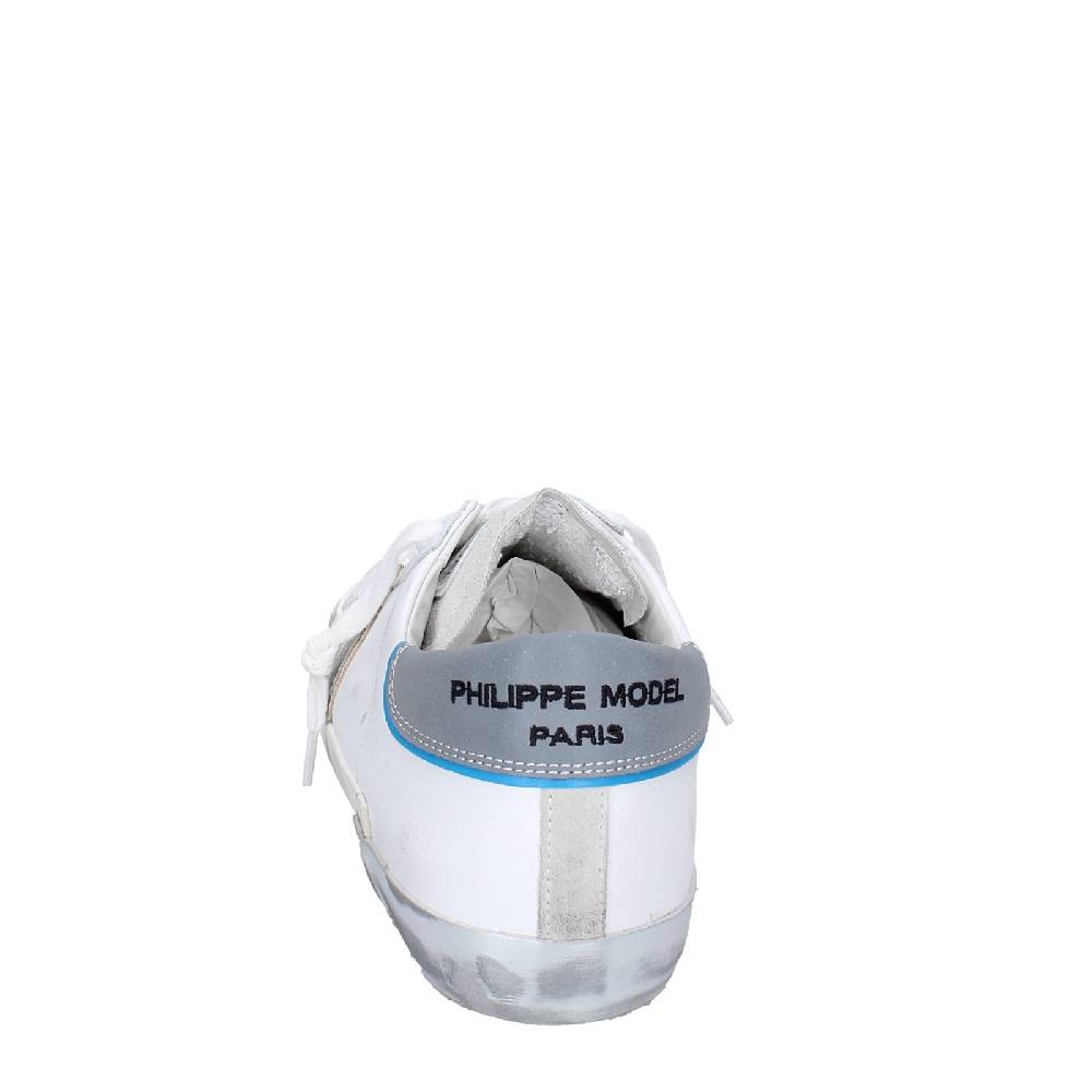 scarpe uomo PHILIPPE MODEL sneakers bianco pelle VINTAGE EX342 Qualità Garantita
