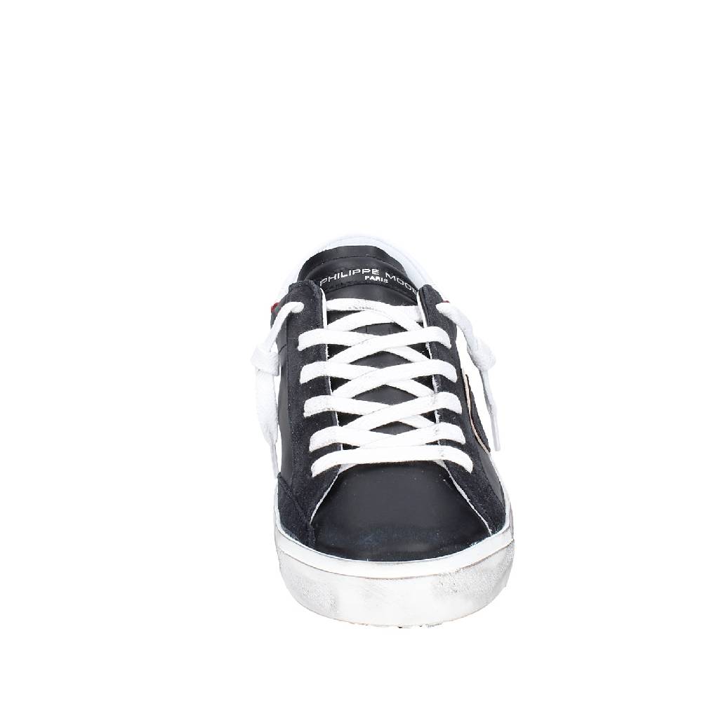 scarpe uomo PHILIPPE MODEL sneakers nero pelle VINTAGE EX338 Promozione Limitata