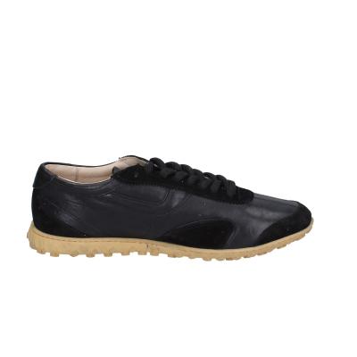 scarpe uomo MOMA sneakers nero pelle PER001-PER1 BC765 Affare Del Giorno