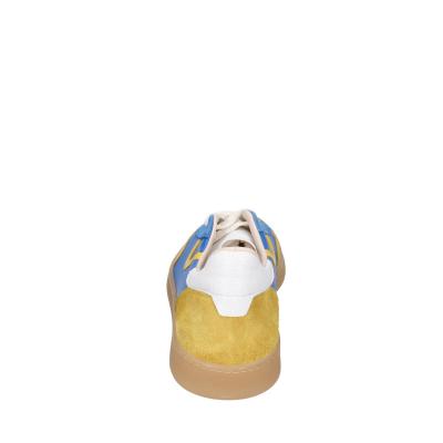 scarpe uomo MOMA sneakers blu camoscio giallo pelle 4AS420-CRVL BC745 Prezzo Ridotto