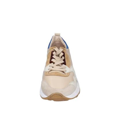 scarpe uomo MOMA sneakers beige pelle blu 4AS401-CRP BC260 Sottocosto