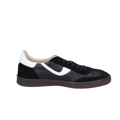 scarpe uomo MOMA sneakers nero pelle bianco camoscio 4AS420-CRVF BC746 Convenienza