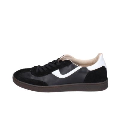 scarpe uomo MOMA sneakers nero pelle bianco camoscio 4AS420-CRVF BC746 Convenienza