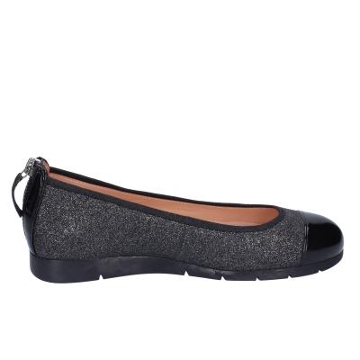 scarpe donna UNISA ballerine grigio pelle sintetica vernice BM36 Sconto