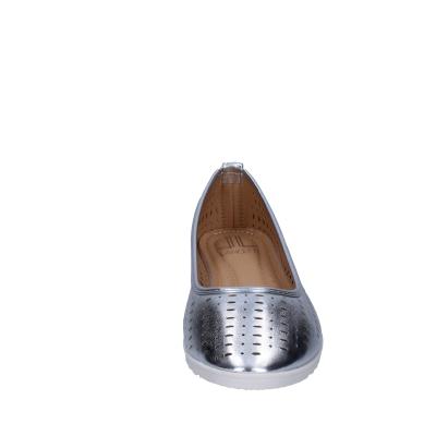 scarpe donna LANCETTI ballerine argento pelle sintetica BP564 Outlet