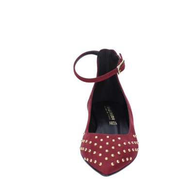 scarpe donna OLGA RUBINI ballerine bordeaux camoscio BS830 In Vendita