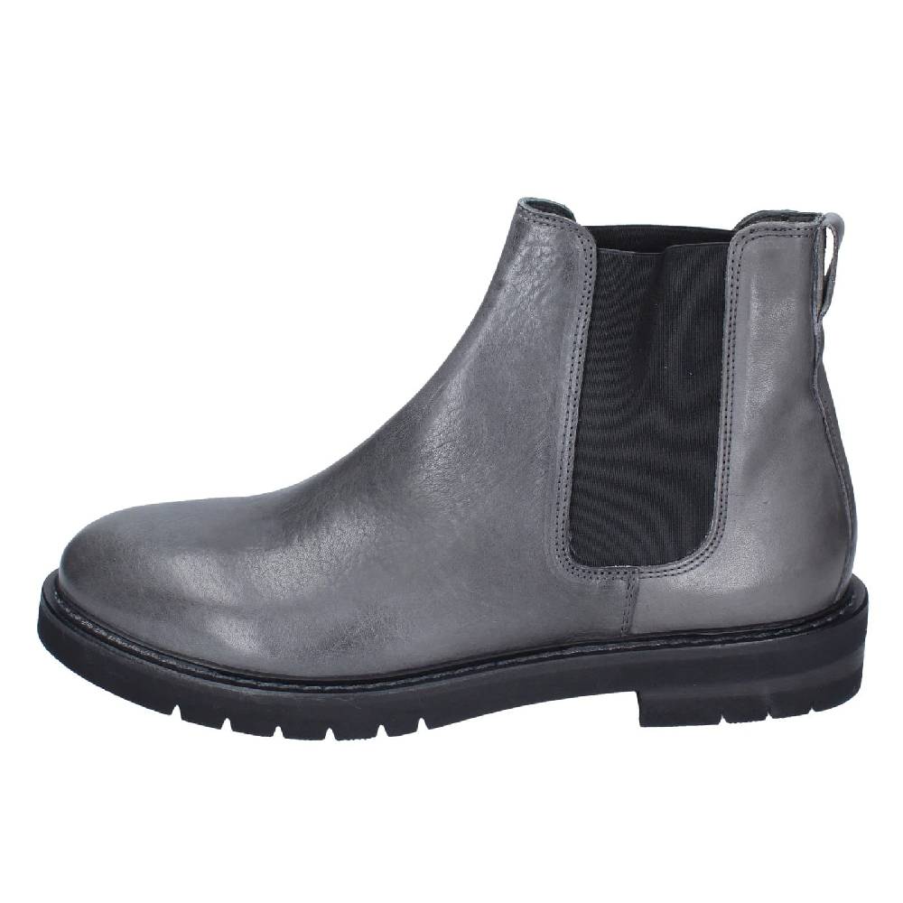 scarpe uomo MOMA stivaletti grigio pelle 60305C EY509 Vendita Calda