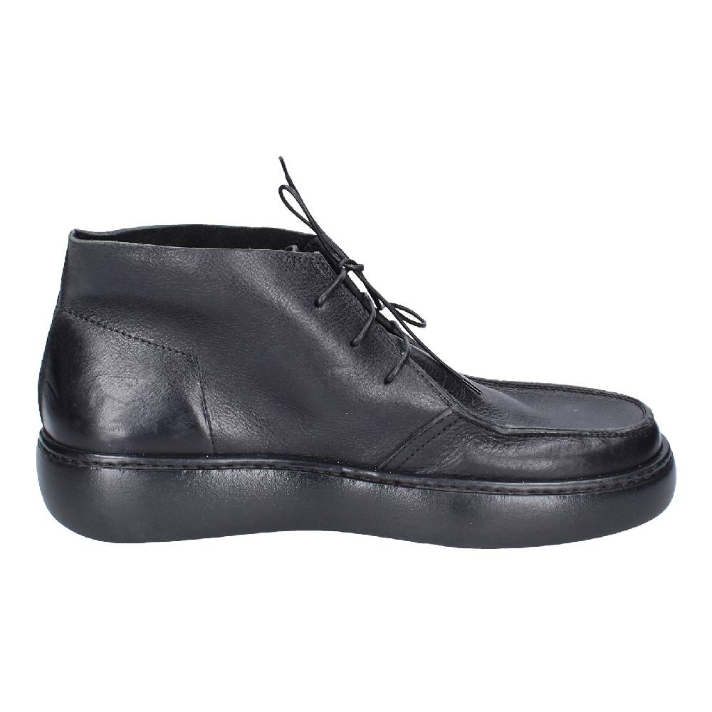 scarpe uomo MOMA stivaletti nero pelle EX382 Saldi Di Fabbrica