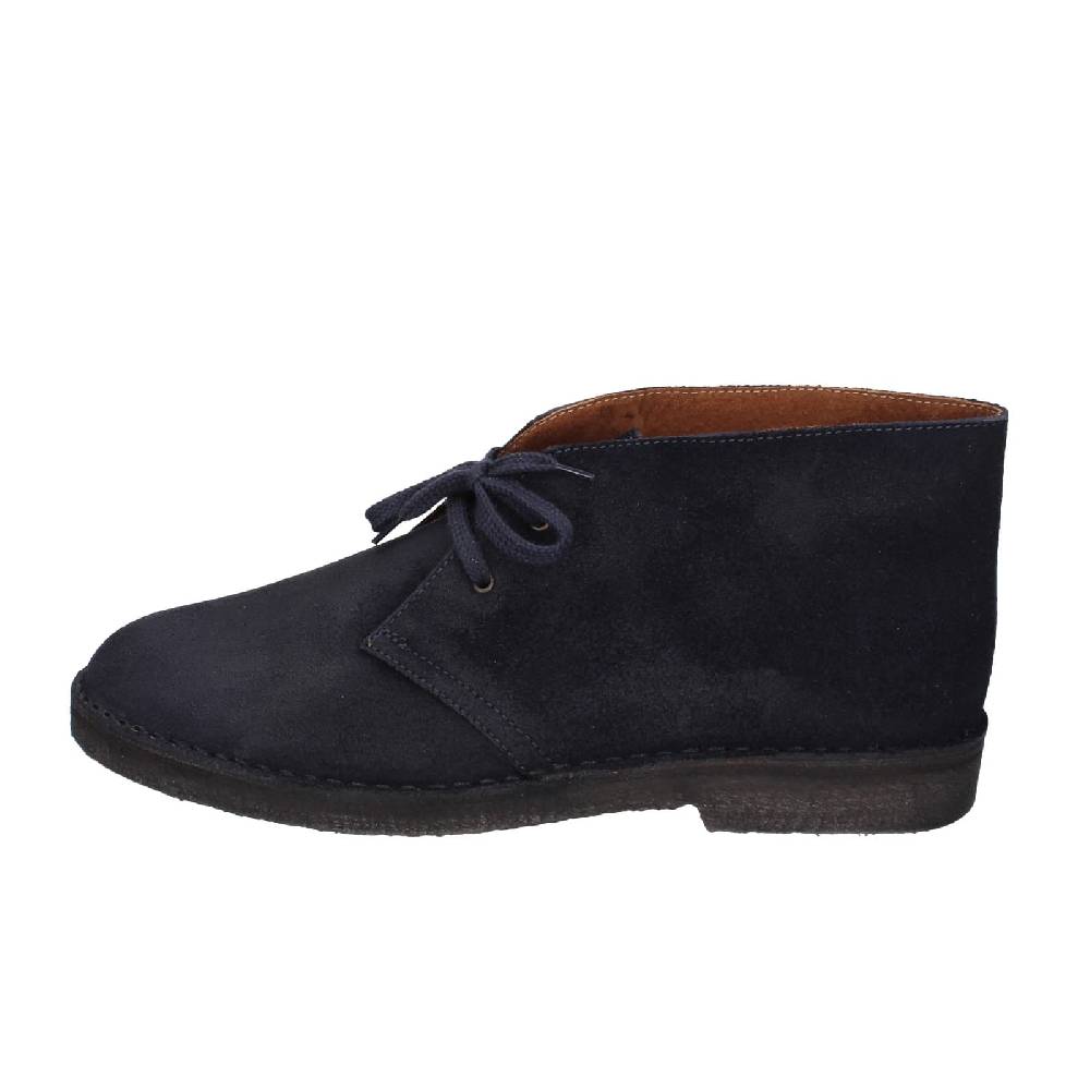 scarpe uomo IRWIN DANKS stivaletti blu camoscio EY123 In Saldo