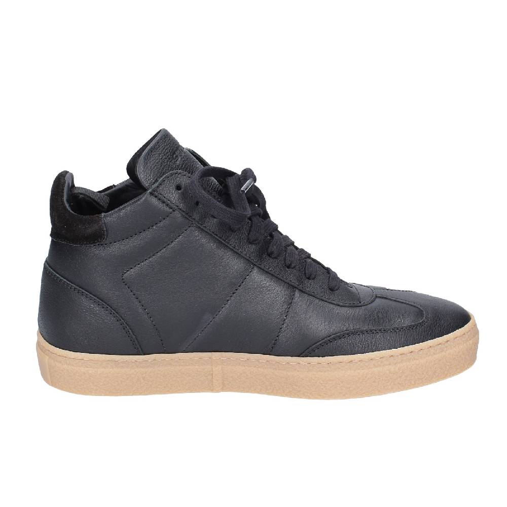 scarpe uomo STOKTON stivaletti nero pelle EY853 In Linea