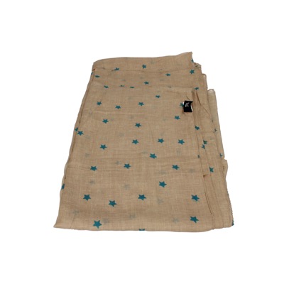 pareo donna NALI' beige cotone verde AF423 Sconto