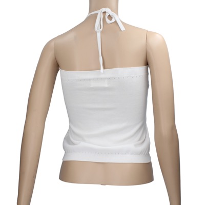 top donna DLINDOLLS S bianco cotone AK305 Hotsell