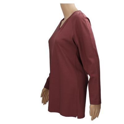 maglia donna GENTRY PORTOFINO viola cotone AM492 2025