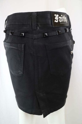 gonna donna FAITH 26 nero cotone AR971 Italy