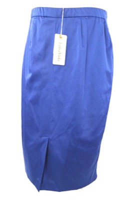 gonna donna LUISA VIOLA 14 blu poliestere AM259 2025
