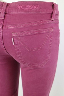 pantaloni donna JECKERSON 25 rosa fucsia cotone AM198 Soddisfazione Garantita