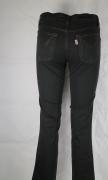 pantaloni donna JECKERSON 26 nero cotone AM197 Sottocosto