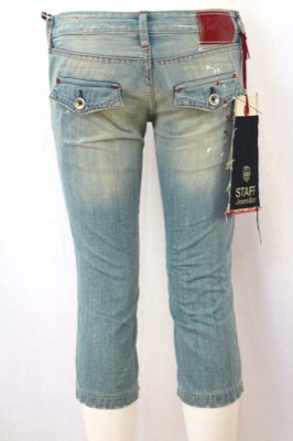 pantaloni donna STAFF JEANS & CO. 27 celeste cotone AR822 Convenienza