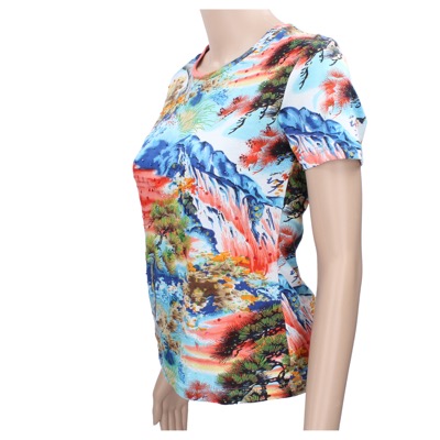 maglia donna AMERICAN ANGEL tg. S multicolor cotone AR285 Offerte