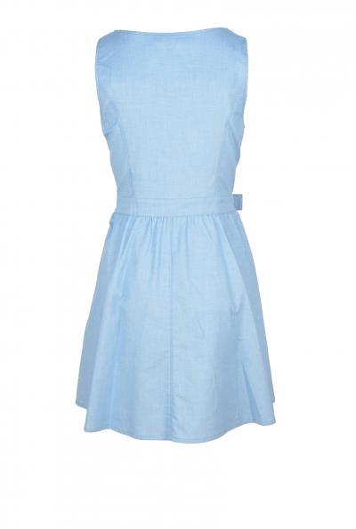 vestito donna LOVE MOSCHINO 42 celeste cotone CZ35 Saldi Di Fabbrica