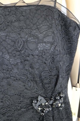 vestito donna ALTHEA 43 nero poliestere AM334 Smaltimento dello stoccaggio