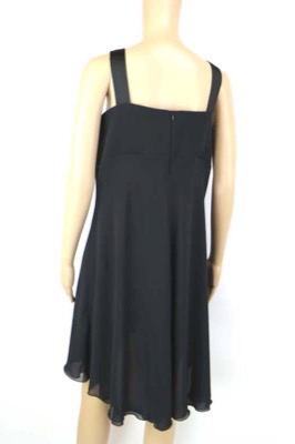 vestito donna ALTHEA 55 nero viscosa AM554 Nuova