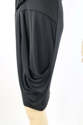 vestito donna BIANCOGHIACCIO S nero poliestere AM210 Italy