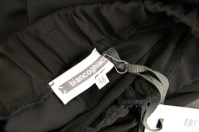 vestito donna BIANCOGHIACCIO 48 nero poliestere AM552 Italia